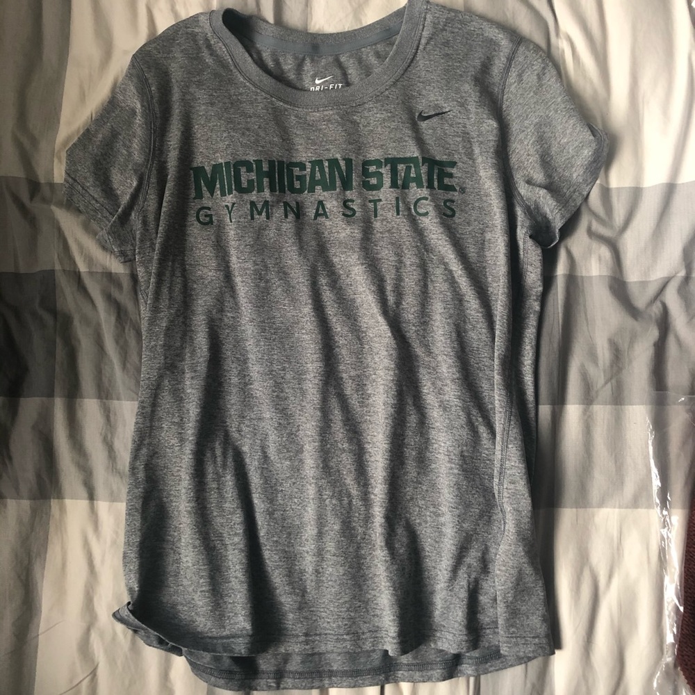 🦋3 for $25🦋Michigan state gymnastics workout tee